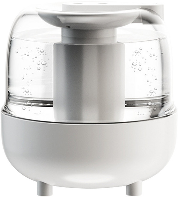 에어탱크 H17 듀얼 분사 대용량 4L 통세척 무드등 가습기, 단품, 화이트