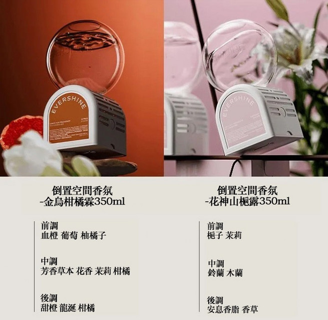 EverShine 晴天大白 倒立香氛 薰香瓶 擴香精油, 1個, 【厠所/臥室】金烏+花神