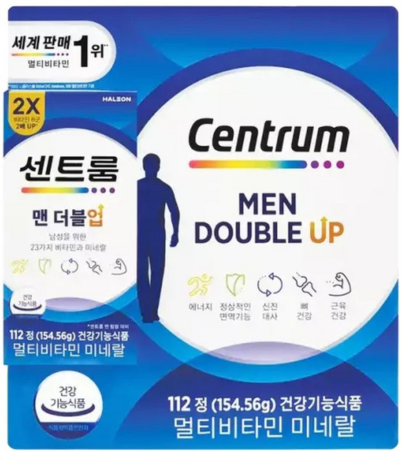 센트룸 포맨 더블업 112정 1일1정 멀티비타민 미네랄, 1정, 112개