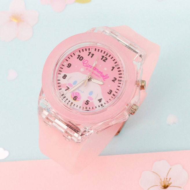 산리오 정품 시나모롤 LED 손목시계