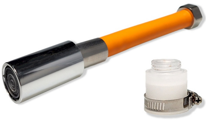 제로리빙 간편 결속 각도조절 수도꼭지 연장 호스, 1개