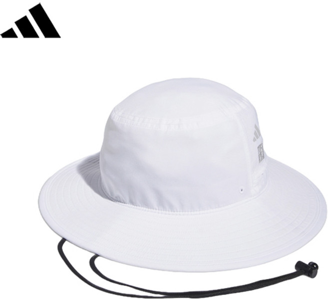 아디다스골프 와이드브림 버킷햇 모자 HS5470, 화이트_HS5470, 1개
