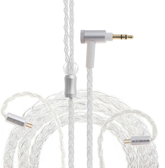 TF10 헤드폰 오디오 케이블 교체 궁극적 인 귀를위한 45 인치 UE TF10 SF3 SF5 5EB 5PRO 대부분의 3.5mm 잭 장치., 1개