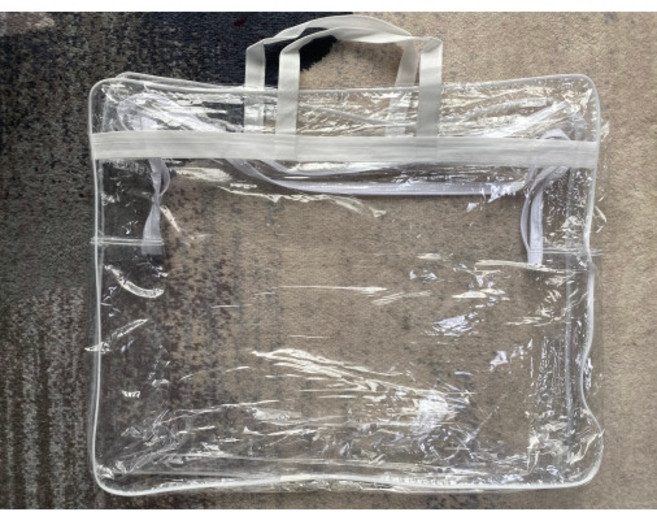 투명 이불가방 투명 이불정리함 이불가방 이불보관 캠핑용, 63-53-26, 1개