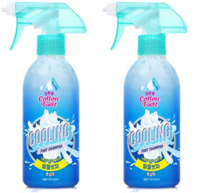 온더바디 발을 씻자 코튼 쿨링 풋샴푸 프레시 세이지향, 1개입, 2개