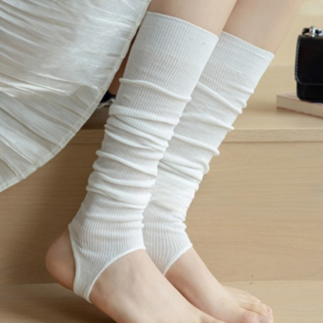 여성 자외선 토시 쿨링 무릎 통기성 다리 토시 차단 여름 데일리 워머 골지 레그 발등, 블랙