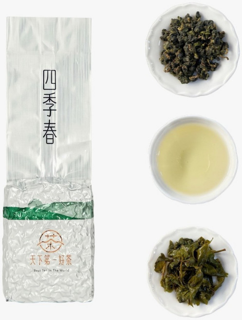 天下第一好茶 四季春茶 150g 花香清雅 甘潤耐泡, 一斤(150g*4),罐裝