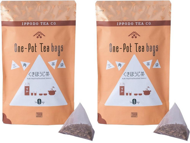 이푸도티 쿠키호지차 줄기엽차 삼각티백, 2개, 9개입