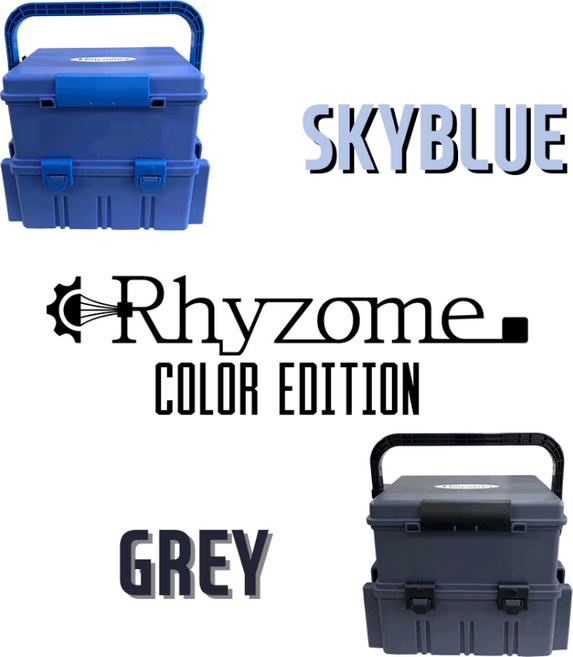 NEW리좀태클박스 컬러에디션 국내산 낚시박스 선상 루어 민물 바다, 컬러에디션 그레이, 1개