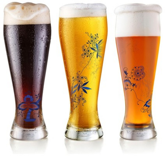 쯔비벨무스터 글라스 바이젠비어 맥주잔 대형 500cc 1p, 없음, 1개