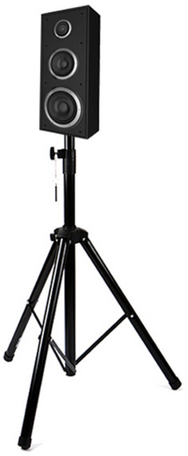 ETSHOP 스피커 스탠드 기본형, 블랙