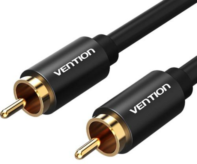 Vention RCA-RCA 수-수 스테레오 오디오 케이블 동축 케이블 RCA 비디오 케이블 TV 증폭기 가정용 수-수 1m 1.5m 2m, RCA to RCA, 1개
