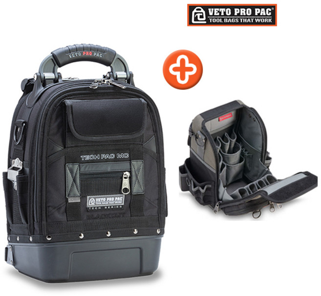 베토 프로 팩 공구가방 TECH PAC MC BLACKOUT 백팩형 다용도공구가방, 1개
