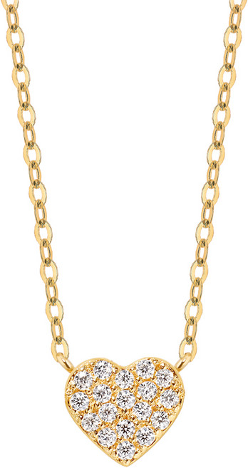 [골드팡] 14k/18k 트윙클 플랫하트 모이사 다이아몬드 목걸이 (당일도착) 여성데일리 행운 하트주얼리 여자친구 기념일 생일 선물추천 우정템 커플템 미니심플포인트