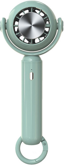 루앤린 3초 냉각 휴대용 시원한 에어컨 쿨링 써큘레이터 손선풍기, 그린(GTEEN)