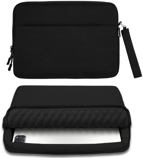 올리스트 파우치 아이패드 프로 에어 미니 갤럭시탭 태블릿 파우치, 블랙