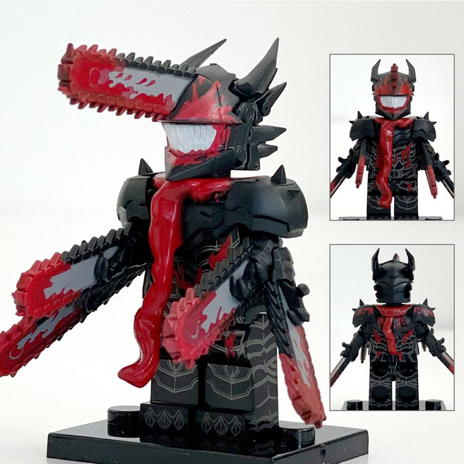 핸드브릭 체인소맨 미니 브릭 커스텀 피규어 호환 블록호환, 20. 피의 체인소 데몬