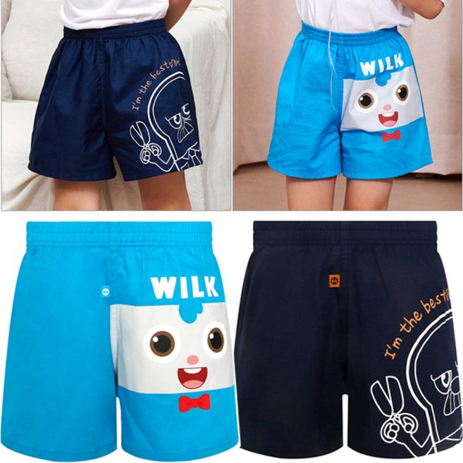 브레드이발소 사각 팬티 2매 윌크트렁크 페이스트렁크