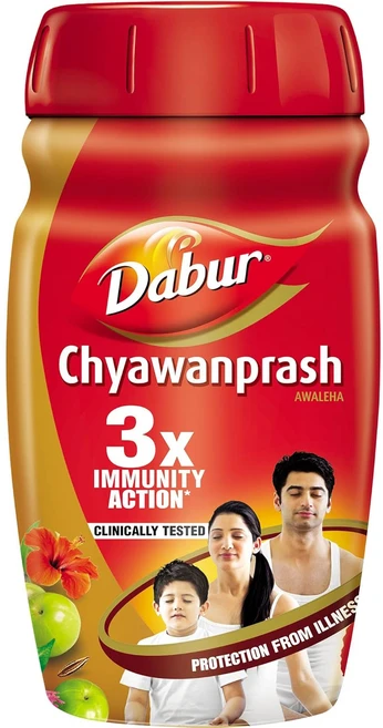 Dabur Chyawanprash | 3X Immunity Action | With 40+ Ayurvedic Herbs | Helps Build Strength, 3개 - 쿠팡
