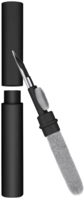 아이코어스 에어팟 버즈 무선이어폰 청소 키트, 블랙, 1개