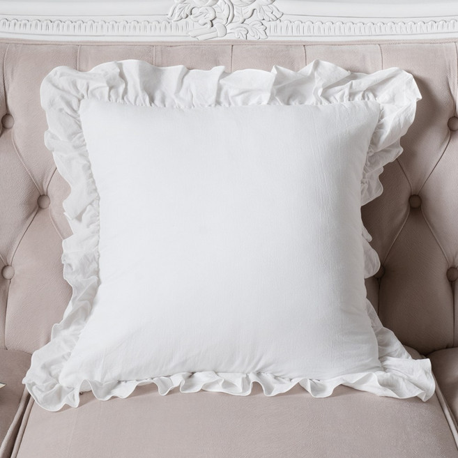 소피아엘렌 프릴 북유럽 거실 쇼파 쿠션 커버 순면 인테리어 50