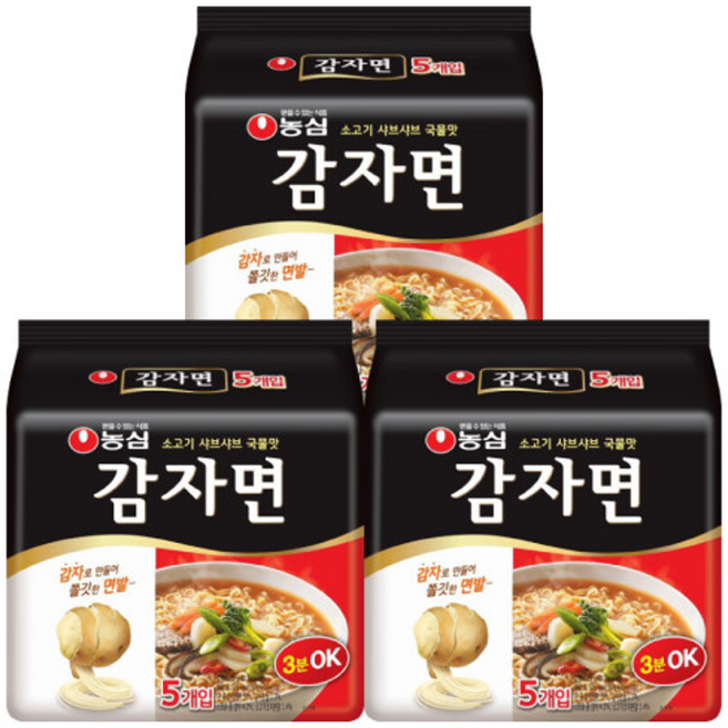 농심 감자면 117g 15개