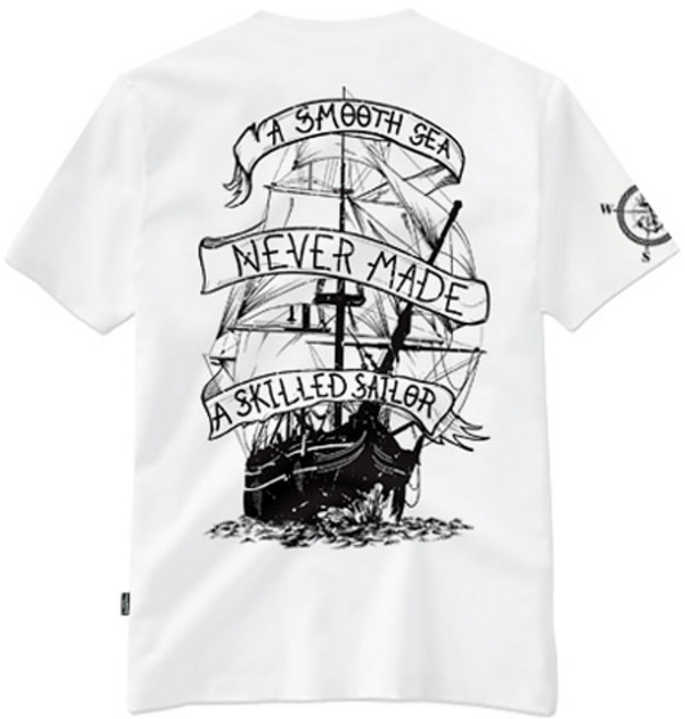 간쓰리 브이넥 노티카 국내생산 디자이너 반팔티