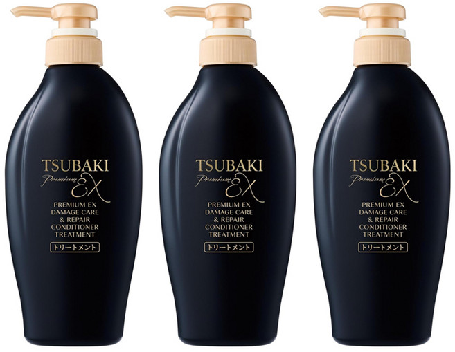 츠바키 프리미엄 EX 인텐시브 리페어 컨디셔너 450ml x 3개 트리트먼트