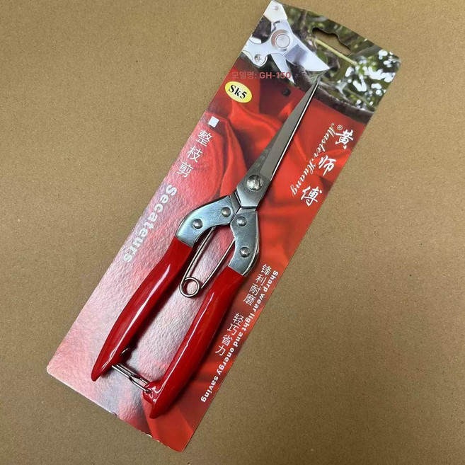 원예 꽃솎는 알솎기 적과 전정가위 적화 이중구 사과, 황사부 희과위, 1개