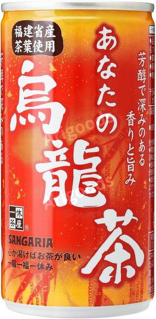 산가리아 일본 우롱차 185g x 30캔, 1세트