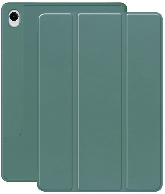 갤럭시탭A11+ 플러스(SM-X230/236) 11인치 호환 TPU 스마트 북커버 케이스 A9+(SM-X210/216) 공용, 아보카도, 1개