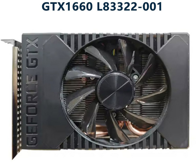 NVIDIA GeForce GTX1660 L83322-001 GeForce GTX 1660 Ti 그래픽 지원 데스크탑 PC 컴퓨터용 6GB GDDR6 HDMI DP DVI