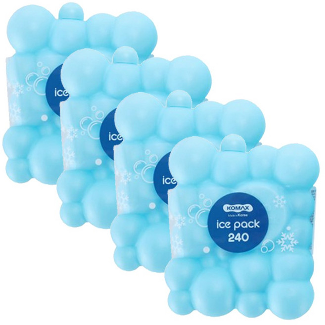 코멕스 아이스탱크팩 버블 소 240ml, 1개입, 4개