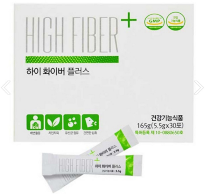 식약처인증 하루 1포 쾌변 식이섬유 차전자피 유산균 30포 x 1박스, 165g, 1개