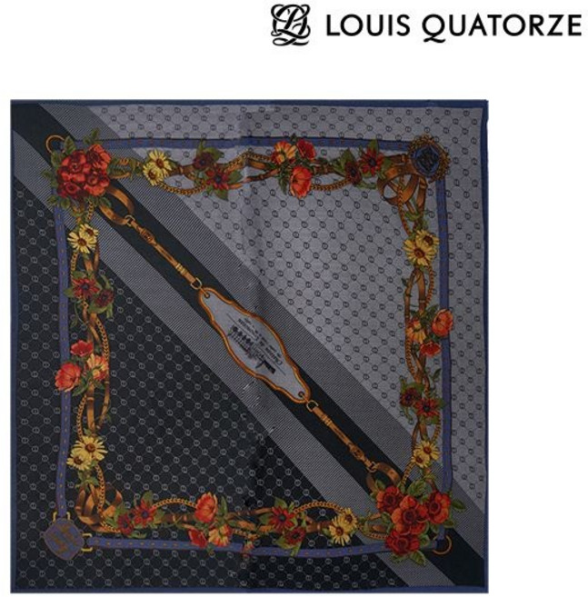 백화점 정품 루이까또즈 스카프 1BSS178BL 울 큰사각 프루즈 블랙 여자 여성 선물