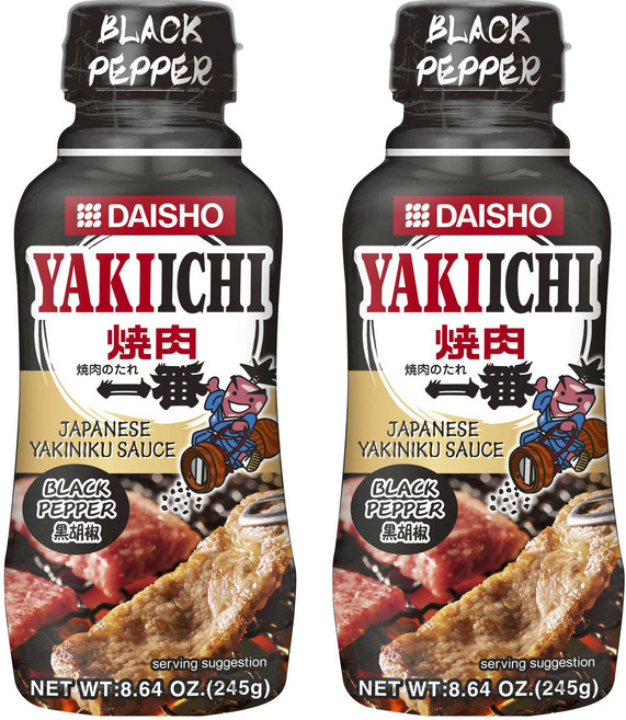 다이쇼 야키이치 야끼니쿠 흑후추 소스 이찌방, 2개, 245g