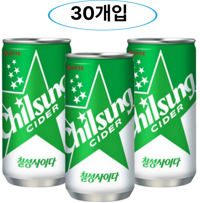 칠성사이다 업소용, 190ml, 30개