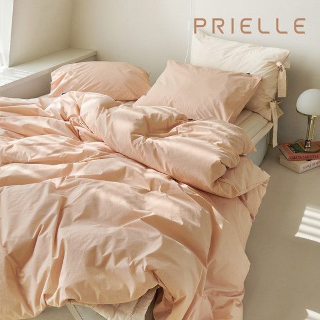 쁘리엘르 브레스 고밀도 워싱 순면 홑겹 이불커버 SS/Q, 상세설명 참조