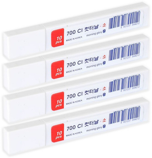 모닝글로리 700 CI 소형 커터날, 4개