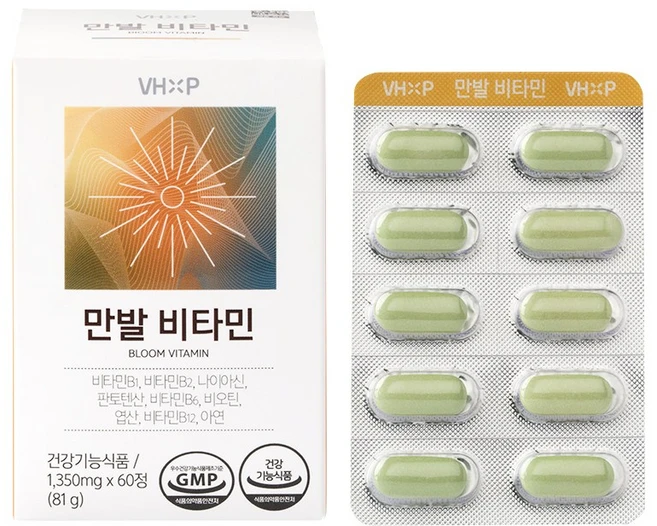 만발비타민 비오틴 맥주효모 판시케어 딜, 1개, 60정 - 쿠팡
