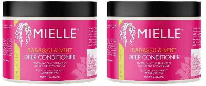 Mielle Organics 미엘 바바수 & 민트 딥 컨디셔너 227g 2팩 - 쿠팡