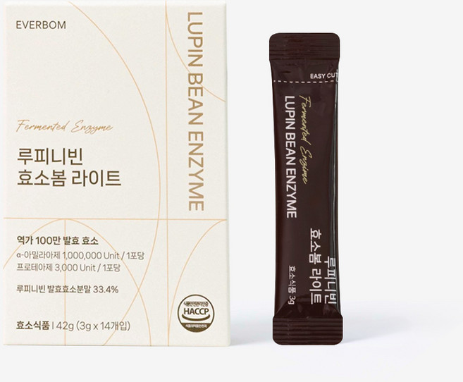 에버봄 루피니빈 효소봄 라이트 슈퍼콩, 14개, 3g