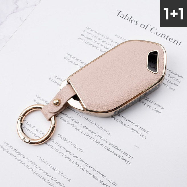 1+1 기아 쏘렌토 모닝GT EV9 카니발 K8 페이스리프트 호환 자동차 키케이스 차량용 스마트키 키홀더 TPU 가죽 키커버, 9버튼_TL08, 블랙+화이트