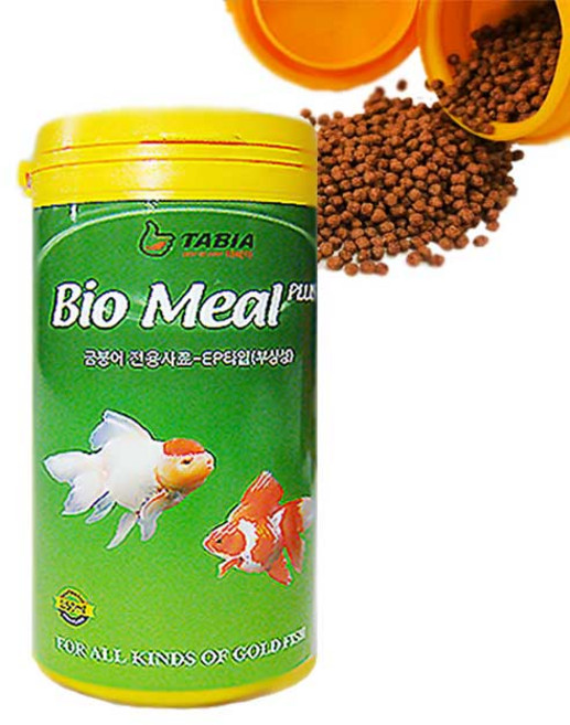 타비아 바이오밀 금붕어 사료 60g 100g 150g 먹이 밥, 1개