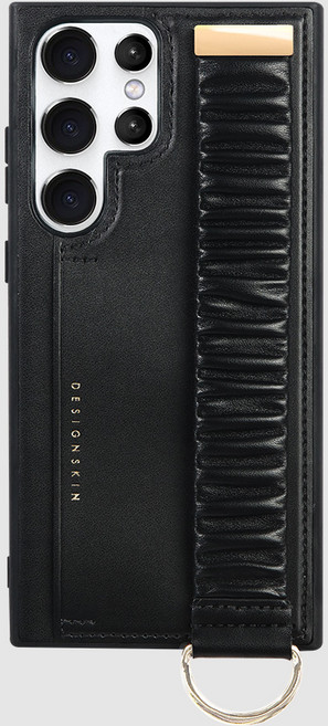 디자인스킨 갤럭시S24 S25 울트라 스크런치 밴딩 스트랩 카드 케이스