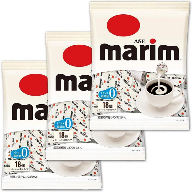 AGF 포션 커피 밀크 커피 프림 프레쉬 18개 x3봉지, 18개입