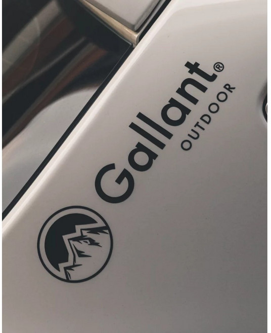 《Gallant Outdoor》3M防水車貼 海怪野行 車用反光貼紙 戶外露營裝飾, 1個, 黑色,35CM