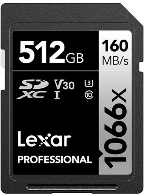 렉사 SD카드 LSD10660 블랙, 512GB, 1개