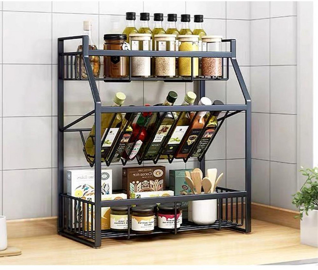 씽크대 구석에 놓기좋은 양념통 정리수납대 4종 북유럽풍주방, A, 1개