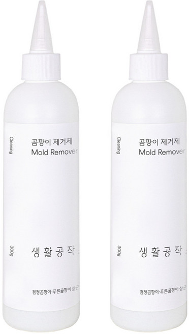 생활공작소 곰팡이 제거제, 300ml, 2개